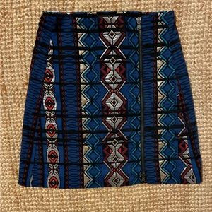 JCrew Geometric Design Mini Skirt